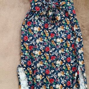 Ralph Lauren Pink and White Floral Knit